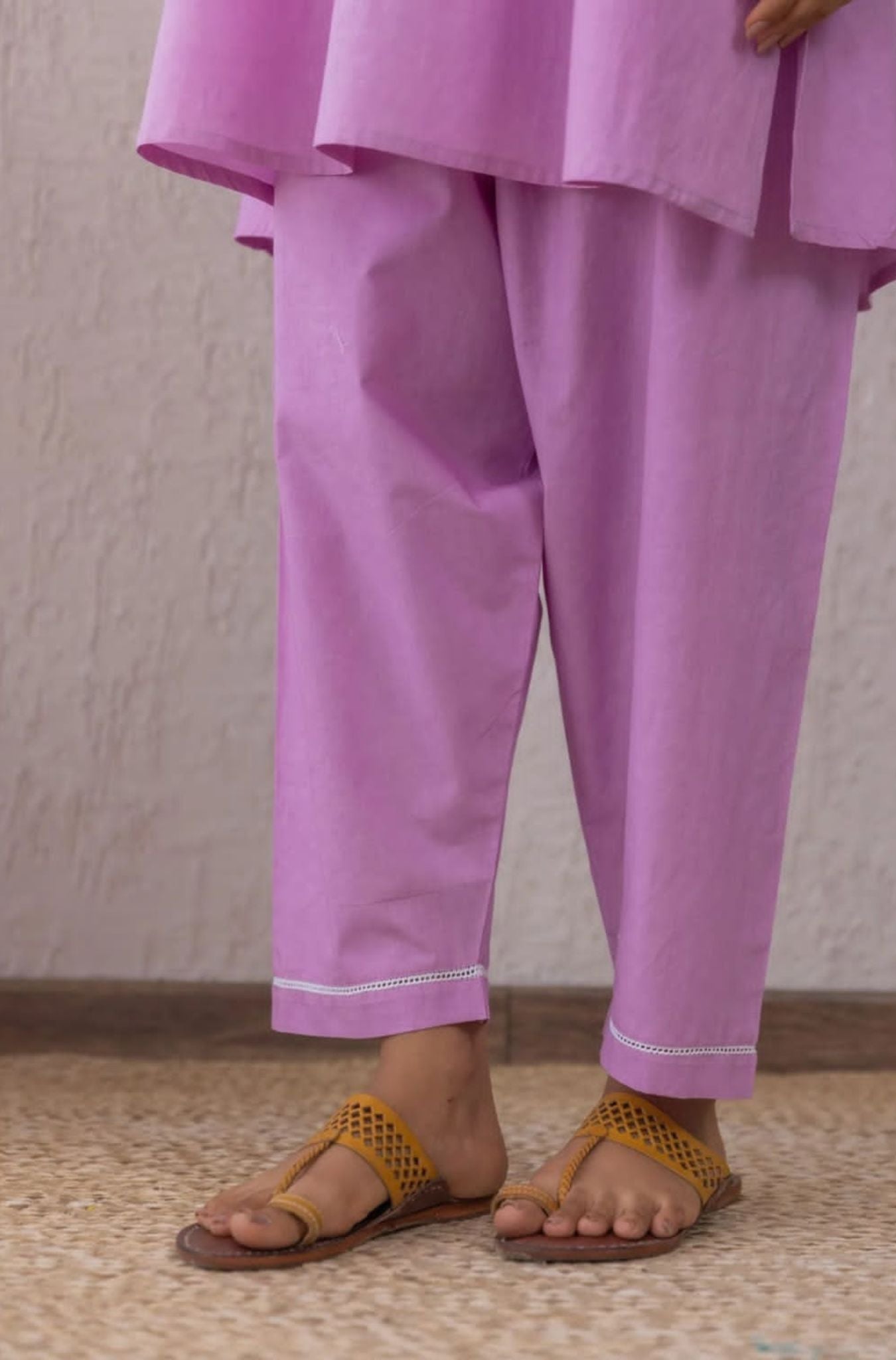 Lime Cotton 2-Piece Light Fabric with Relaxed Everyday Fit