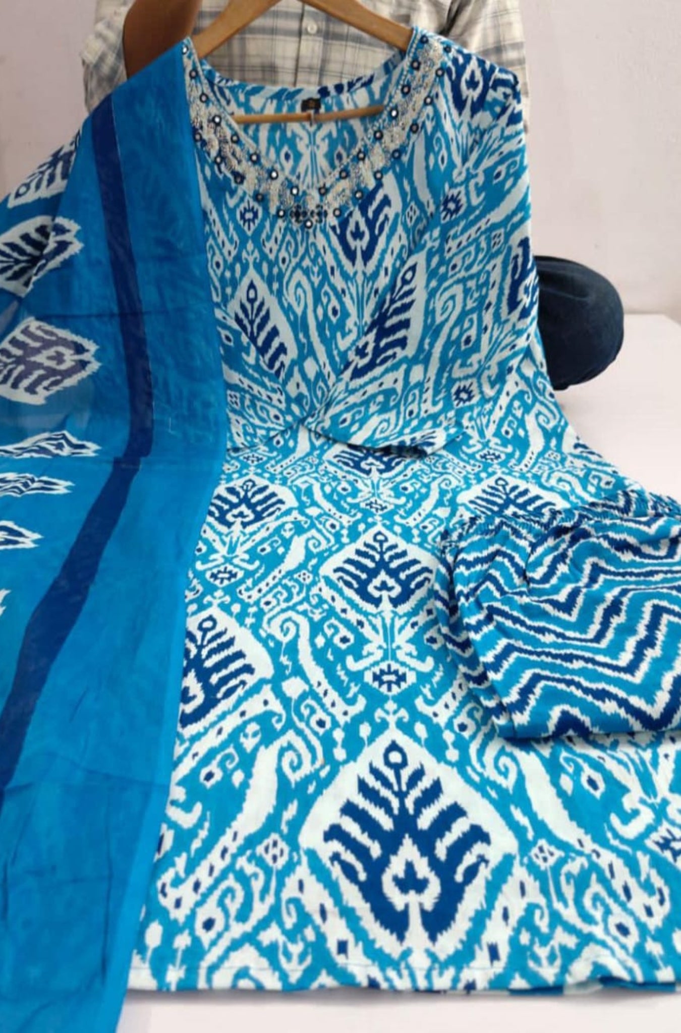 Pure Cotton Printed Designer Suit Set