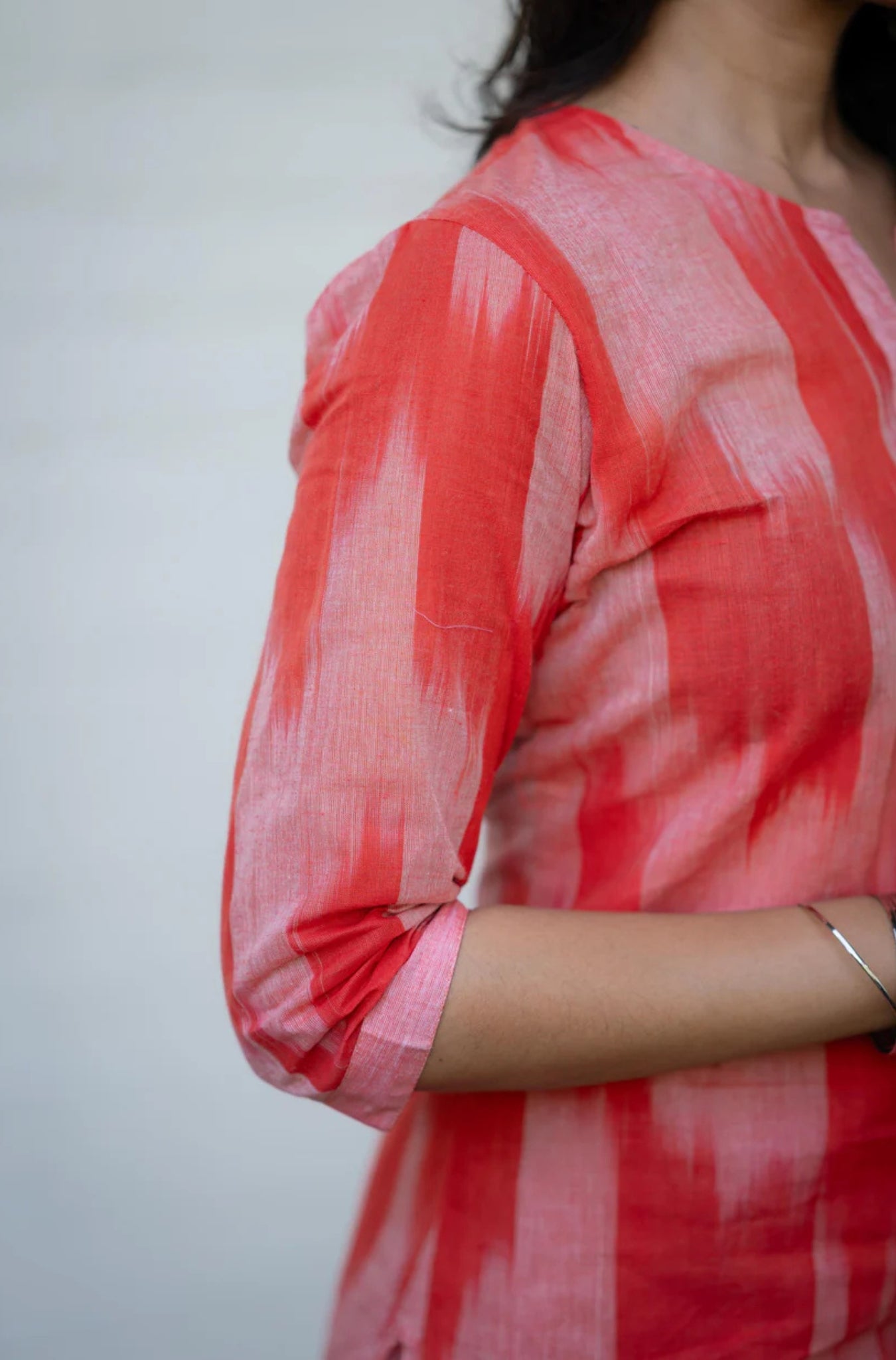 Traditional Ikat Handloom South Cotton Suit Set