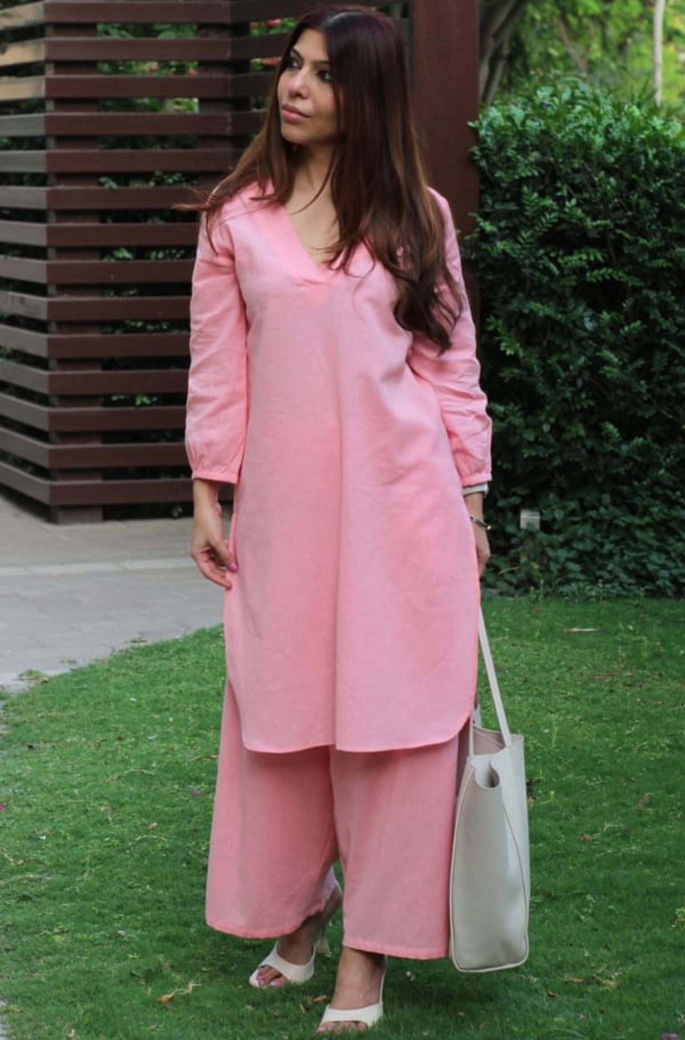 Cotton Kurta Set For Woman Relaxed Straight Fit And Everyday Casual Wear