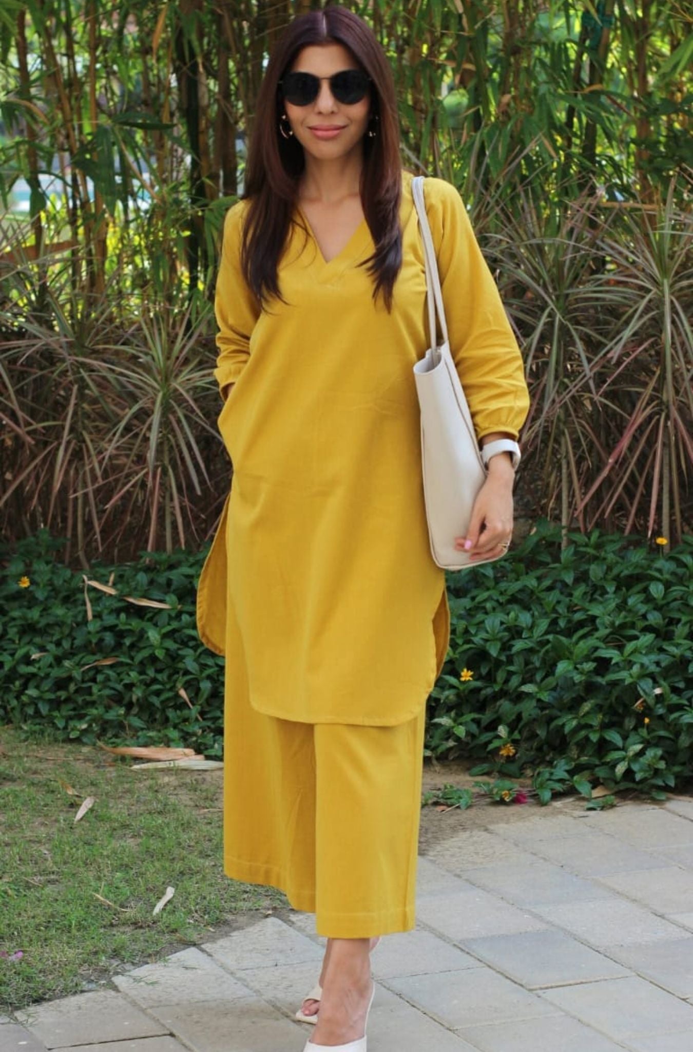 Cotton Kurta Set For Woman Relaxed Straight Fit And Everyday Casual Wear