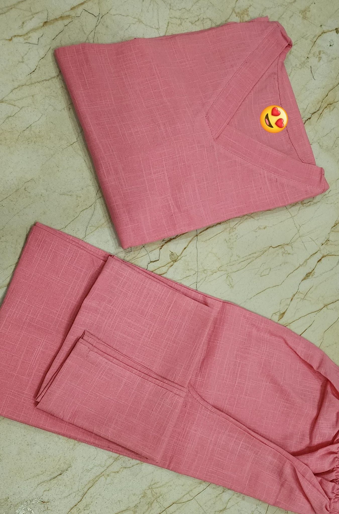 Cotton Kurta Set For Woman Relaxed Straight Fit And Everyday Casual Wear