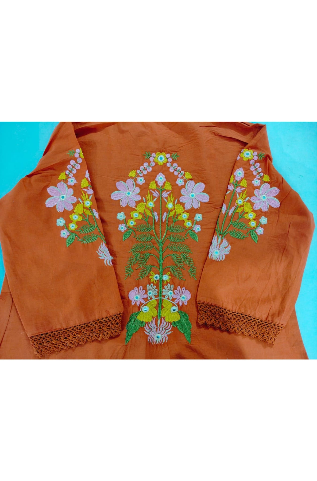 Designer Cotton Embroidered Co-Ord Set