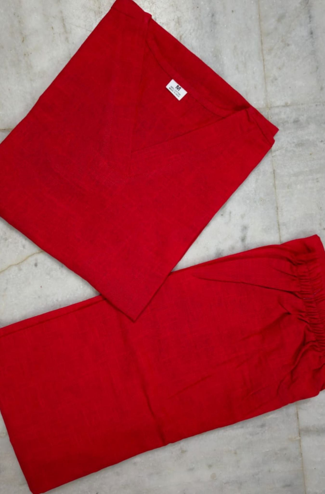 Cotton Kurta Set For Woman Relaxed Straight Fit And Everyday Casual Wear