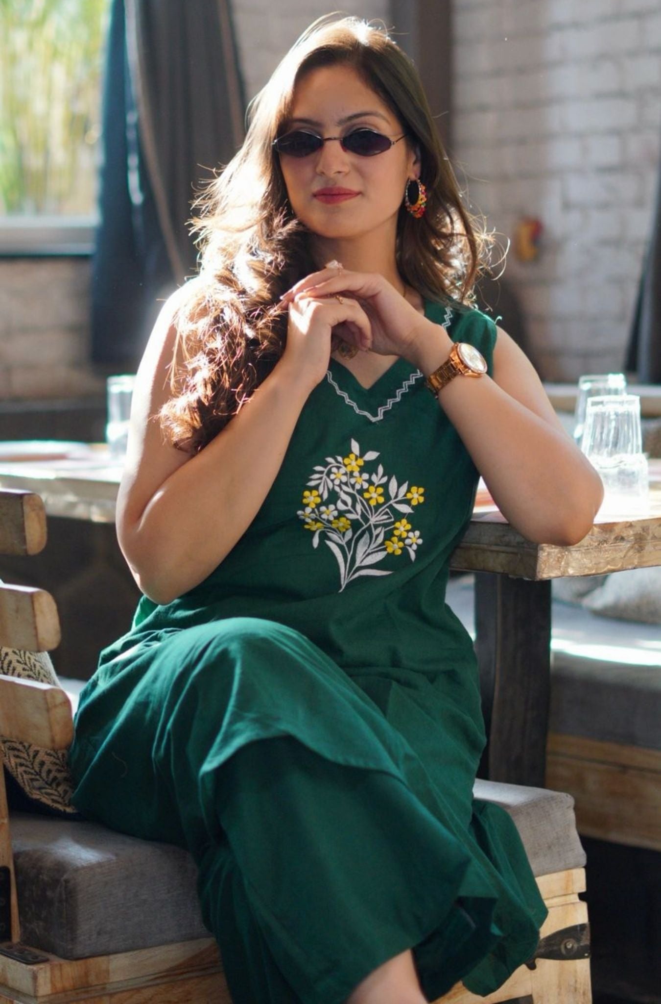 Beautiful Embroidery Work Kurta Set For Woman