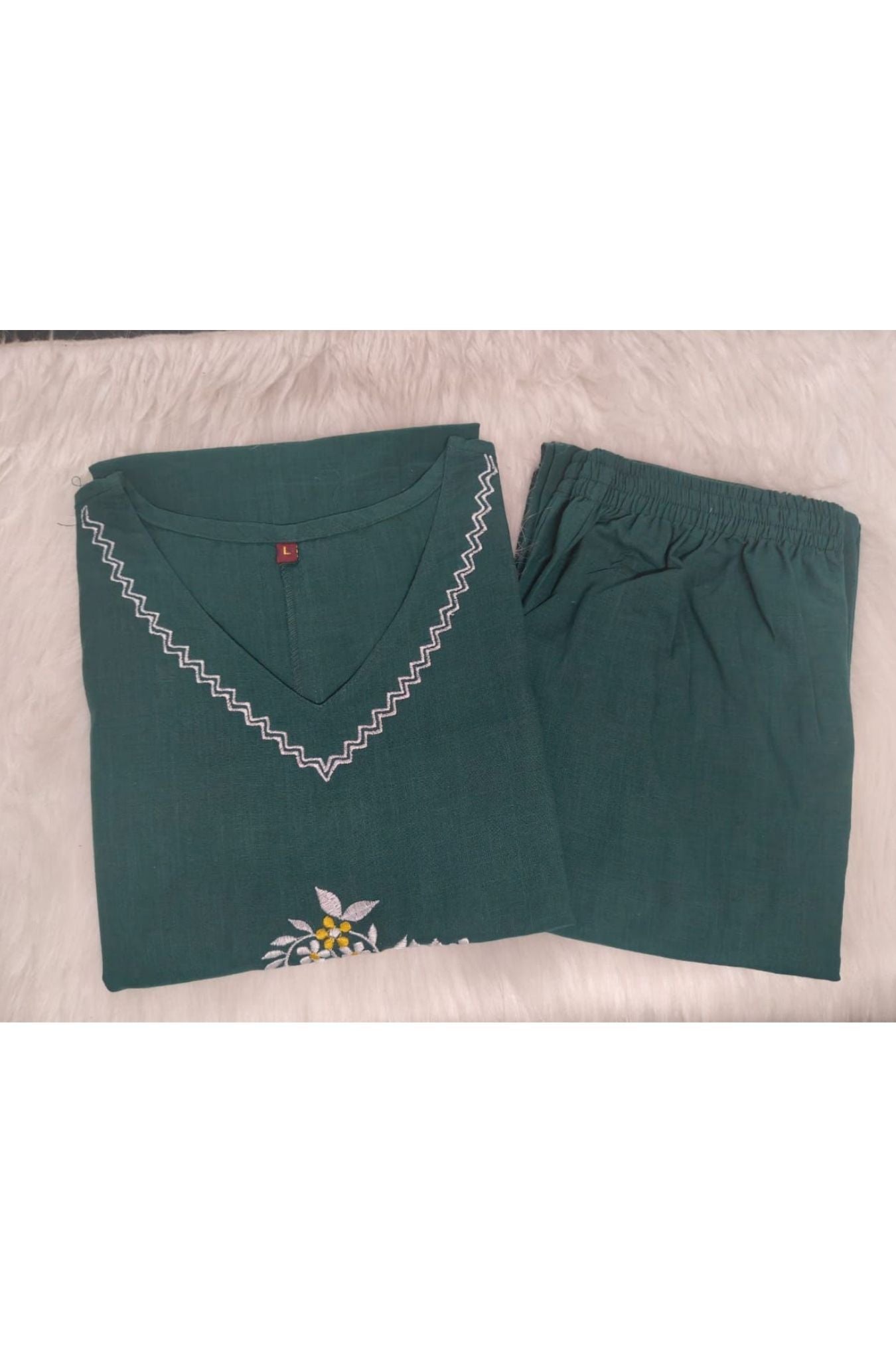 Beautiful Embroidery Work Kurta Set For Woman