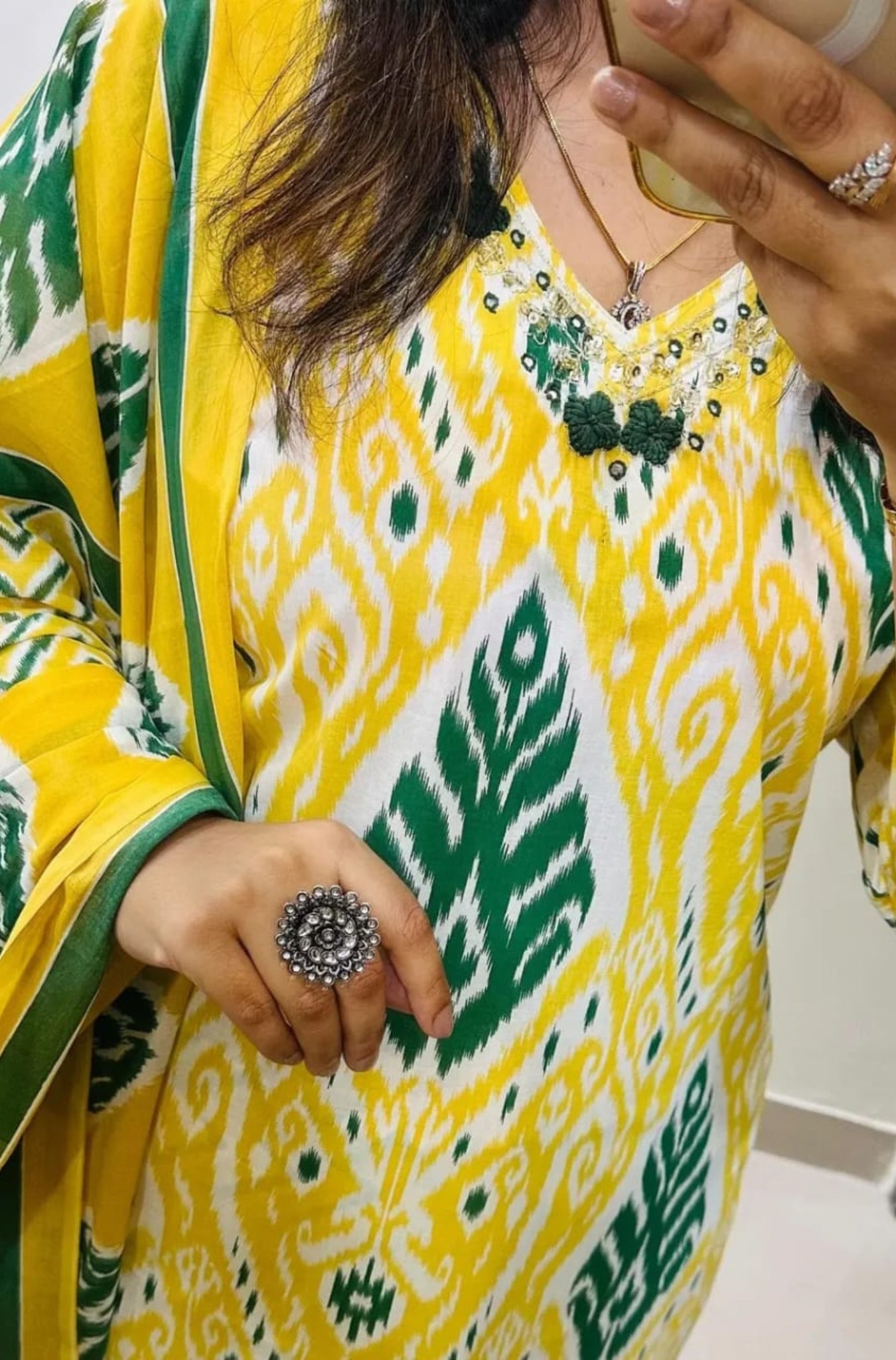 Pure Cotton Printed Designer Suit Set