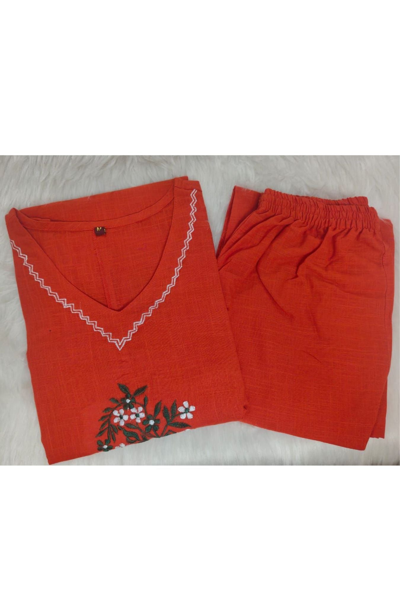 Beautiful Embroidery Work Kurta Set For Woman