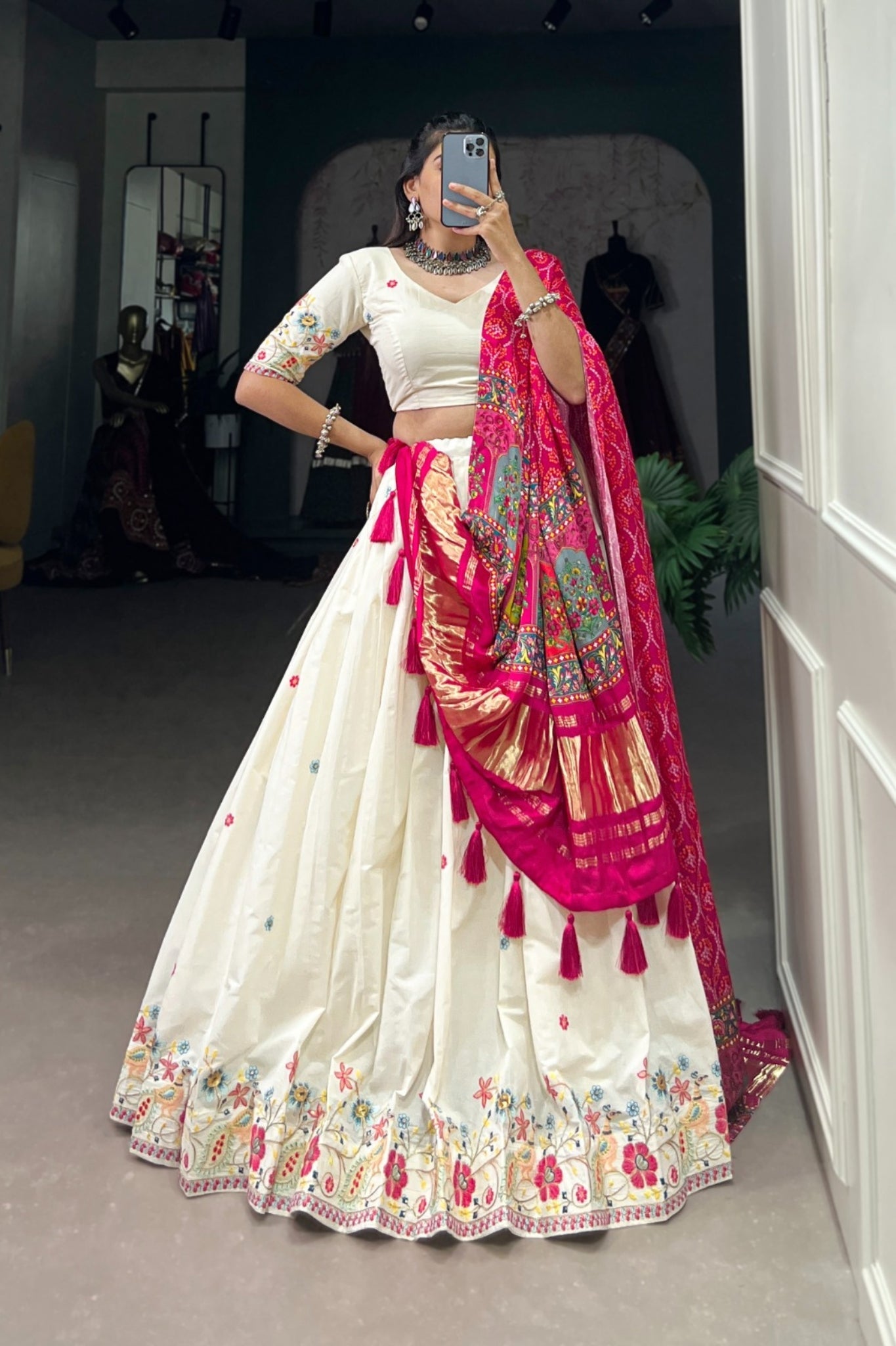 Timeless traditional Sequins Thread Embroidered Lehenga Choli