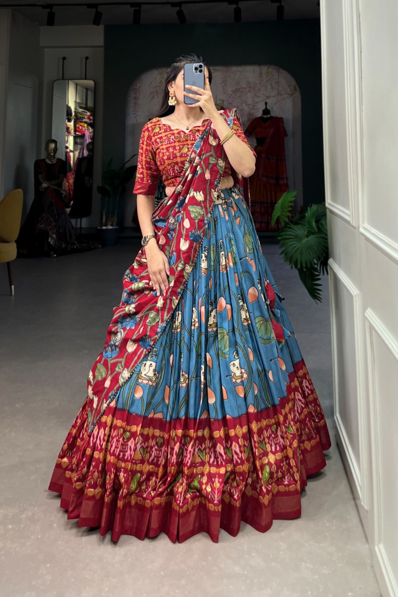 Patola Printed Silk Elegance Lehenga Choli