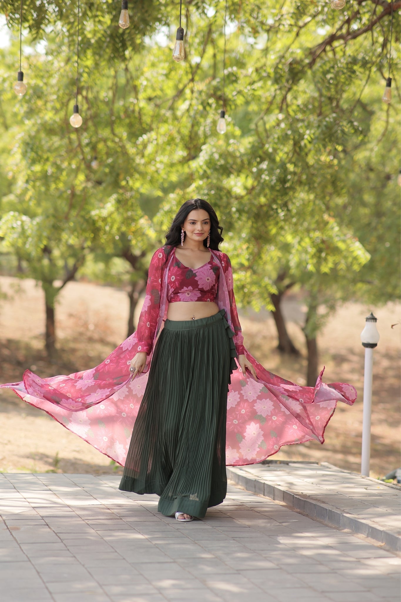 Georgette Beautiful Printed Lehenga Choli