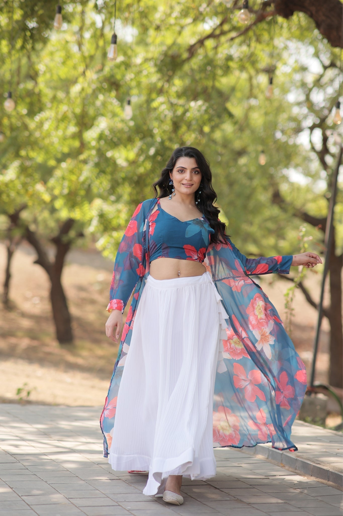 Georgette Beautiful Printed Lehenga Choli