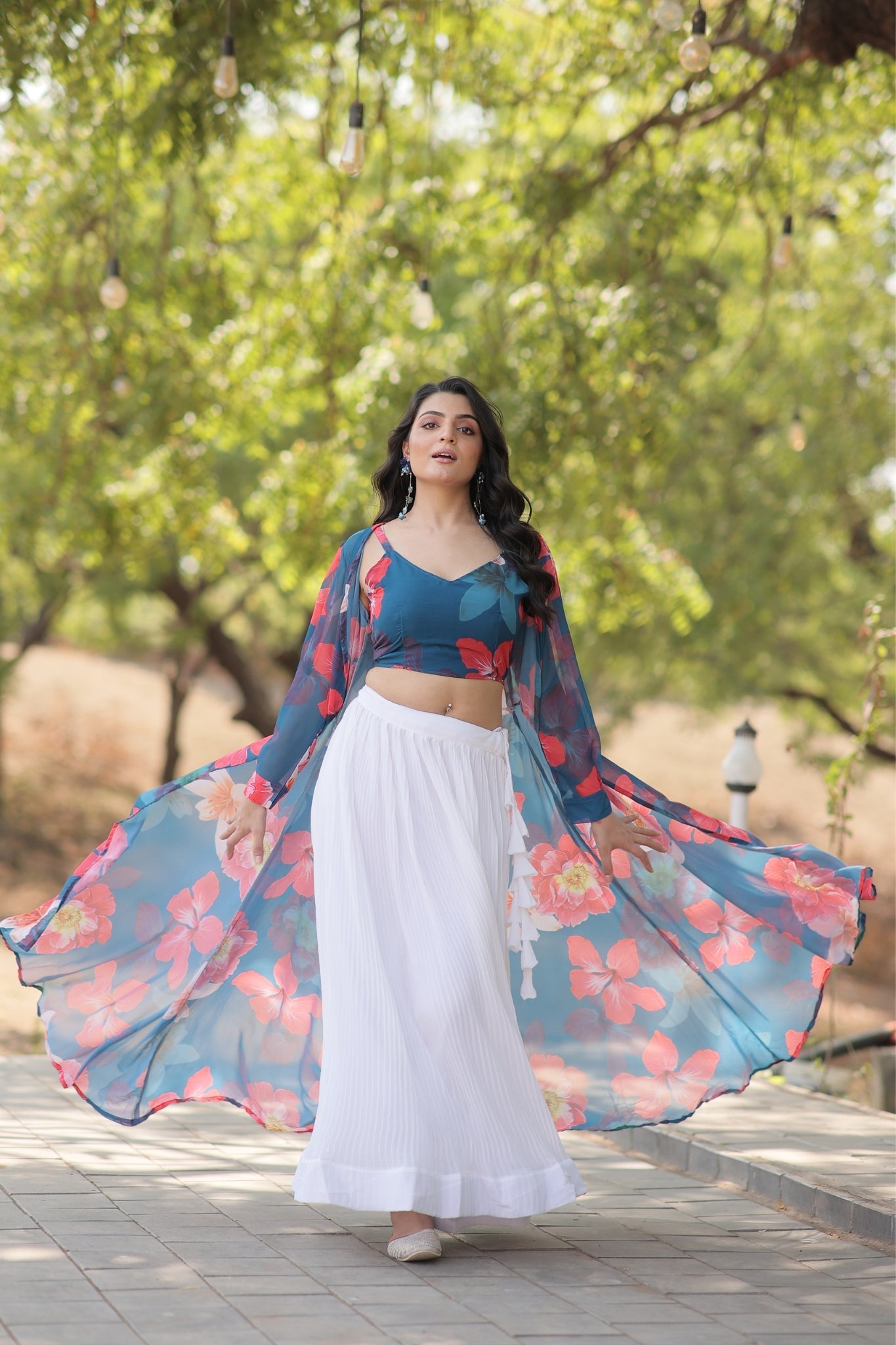 Georgette Beautiful Printed Lehenga Choli