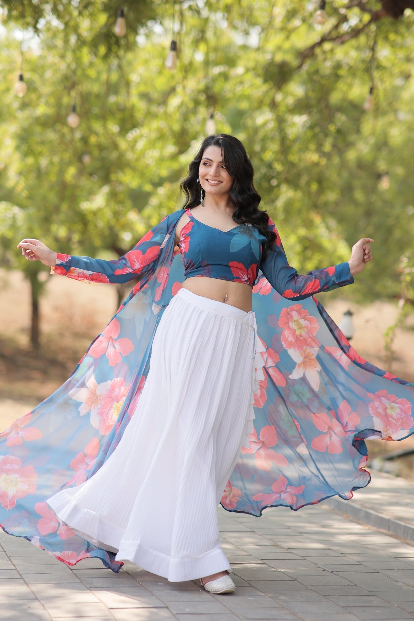 Georgette Beautiful Printed Lehenga Choli