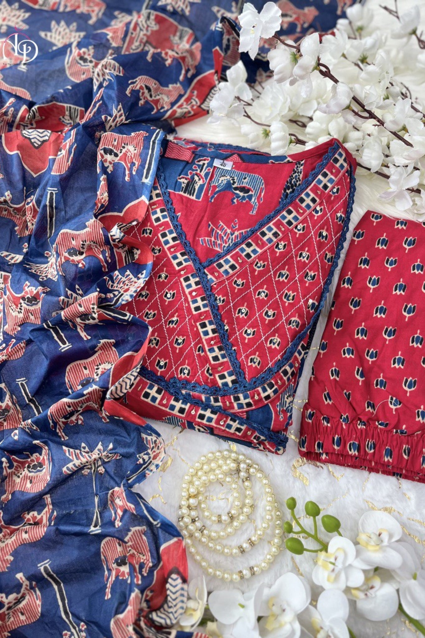 Beautiful Cotton Designer Suit Set