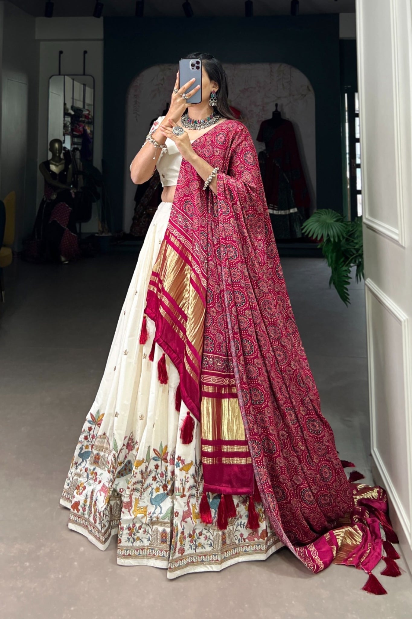 Timeless traditional Sequins Thread Embroidered Lehenga Choli