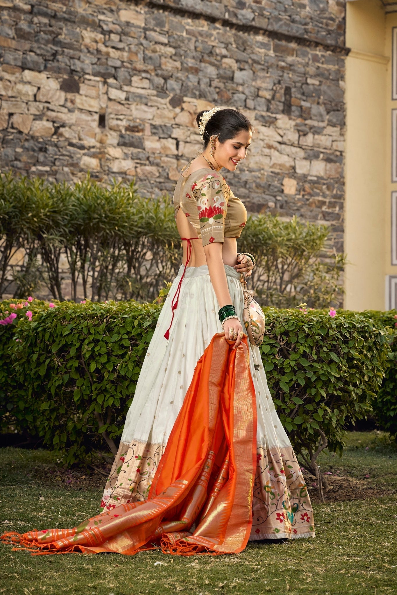 Paithani Designer Jacquard Silk Designer Lehenga Choli