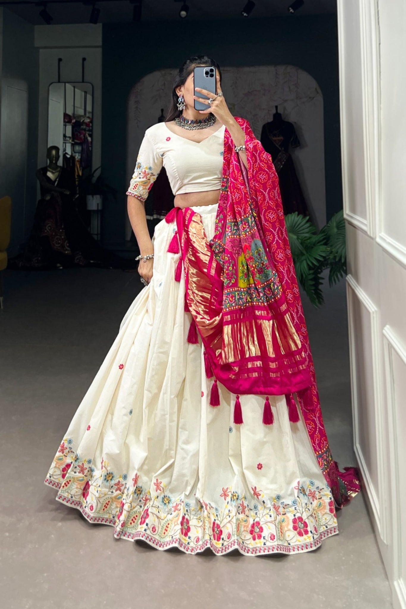 Timeless traditional Sequins Thread Embroidered Lehenga Choli