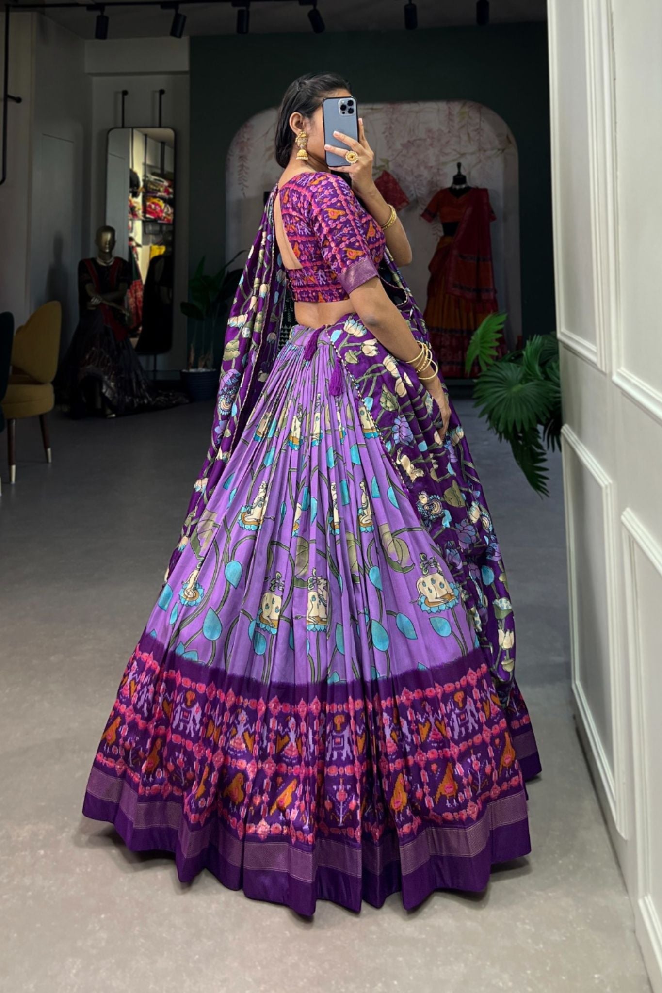 Patola Printed Silk Elegance Lehenga Choli